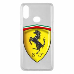 Чехол для Samsung A10s Ferrari 3D Logo - PrintSalon