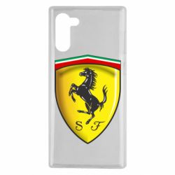 Чехол для Samsung Note 10 Ferrari 3D Logo - PrintSalon