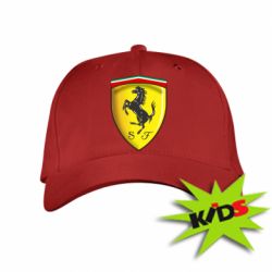 Детская кепка Ferrari 3D Logo - PrintSalon