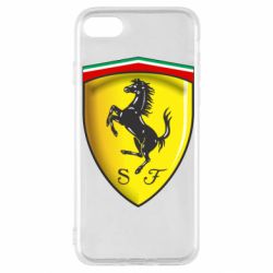 Чехол для iPhone SE 2020 Ferrari 3D Logo - PrintSalon