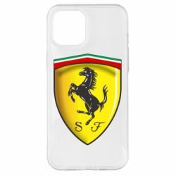 Чехол для iPhone 12 Pro Max Ferrari 3D Logo - PrintSalon
