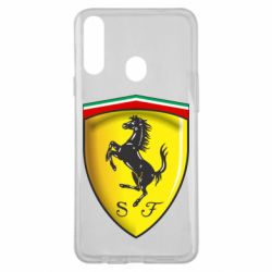 Чехол для Samsung A20s Ferrari 3D Logo - PrintSalon