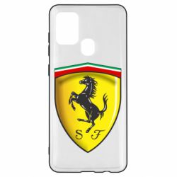 Чехол для Samsung A21s Ferrari 3D Logo - PrintSalon