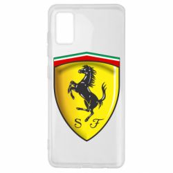 Чехол для Samsung A41 Ferrari 3D Logo - PrintSalon