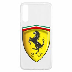 Чехол для Samsung A50 Ferrari 3D Logo - PrintSalon