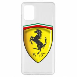 Чехол для Samsung A51 Ferrari 3D Logo - PrintSalon
