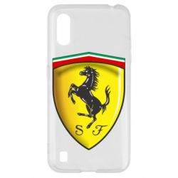 Чехол для Samsung A01/M01 Ferrari 3D Logo - PrintSalon