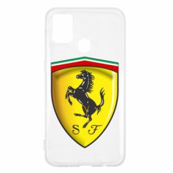 Чехол для Samsung M31 Ferrari 3D Logo - PrintSalon
