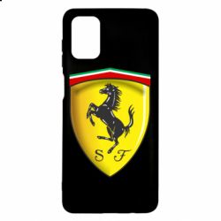 Чехол для Samsung M51 Ferrari 3D Logo - PrintSalon