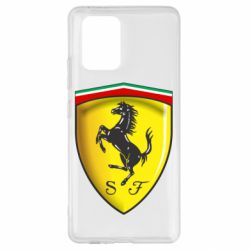 Чехол для Samsung S10 Lite Ferrari 3D Logo - PrintSalon