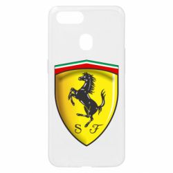 Чехол для Oppo A5s/A12 Ferrari 3D Logo - PrintSalon