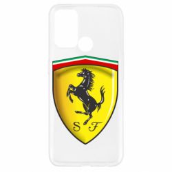 Чехол для Oppo A52/A72/A92 Ferrari 3D Logo - PrintSalon