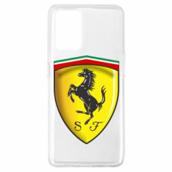 Чехол для Oppo A74 4G Ferrari 3D Logo - PrintSalon