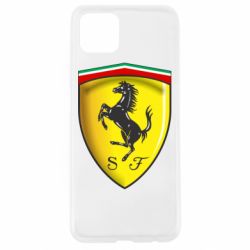Чехол для Oppo A92s Ferrari 3D Logo - PrintSalon