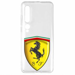 Чехол для Xiaomi Mi10/10 Pro Ferrari 3D Logo - PrintSalon