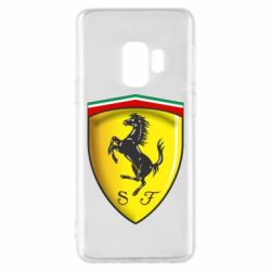 Чехол для Samsung S9 Ferrari 3D Logo - PrintSalon
