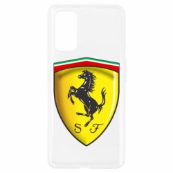 Чехол для Realme 7 Pro Ferrari 3D Logo - PrintSalon