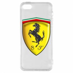 Чехол для iPhone5/5S/SE Ferrari 3D Logo - PrintSalon