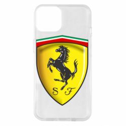 Чехол для iPhone 14 Ferrari 3D Logo - PrintSalon