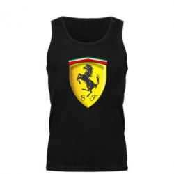 Мужская майка Ferrari 3D Logo - PrintSalon