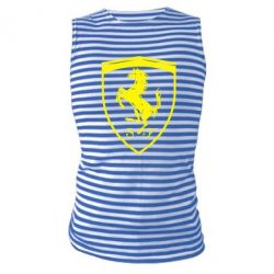 Майка-тельняшка Ferrari horse - PrintSalon