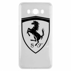 Чехол для Samsung J7 2016 Ferrari horse - PrintSalon