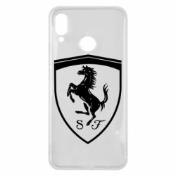Чехол для Huawei P Smart Plus 2018 Ferrari horse - PrintSalon