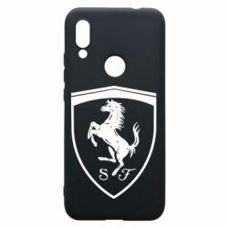 Чехол для Xiaomi Redmi 7 Ferrari horse - PrintSalon