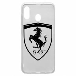 Чехол для Samsung A20 Ferrari horse - PrintSalon
