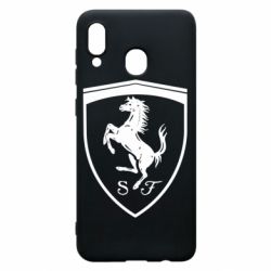 Чехол для Samsung A30 Ferrari horse - PrintSalon