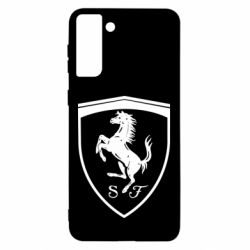 Чехол для Samsung S21 Ultra Ferrari horse - PrintSalon
