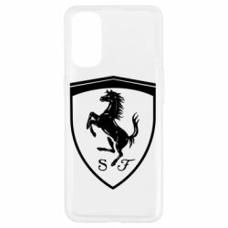 Чехол для Oppo Reno 4 Ferrari horse - PrintSalon