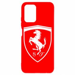 Чехол для Xiaomi Redmi Note 10 Ferrari horse - PrintSalon