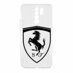 Чехол для Xiaomi Redmi 9 Ferrari horse - PrintSalon