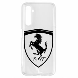 Чехол для Realme 6 Pro Ferrari horse - PrintSalon