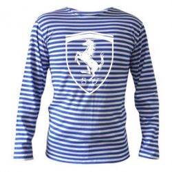 Тельняшка с длинным рукавом Ferrari horse - PrintSalon