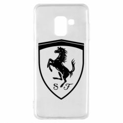 Чехол для Samsung A8 2018 Ferrari horse - PrintSalon