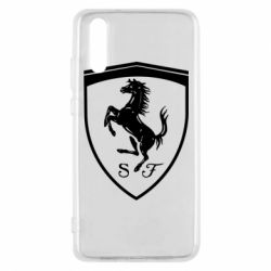 Чехол для Huawei P20 Ferrari horse - PrintSalon