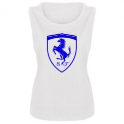 Женская майка Ferrari horse - PrintSalon