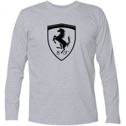 Футболка с длинным рукавом Ferrari horse - PrintSalon