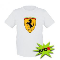 Детская футболка Ferrari - PrintSalon