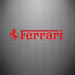 Наклейка Ferrari - PrintSalon