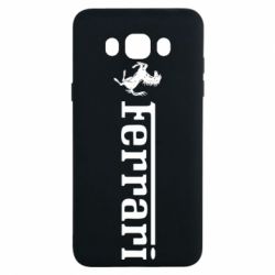 Чехол для Samsung J7 2016 Ferrari