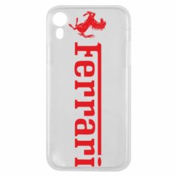 Чехол для iPhone XR Ferrari - PrintSalon