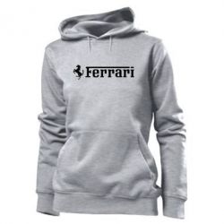 Женское худи Ferrari - PrintSalon
