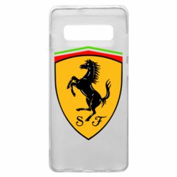 Чехол для Samsung S10+ Ferrari - PrintSalon