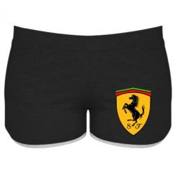 Женские шорты Ferrari - PrintSalon