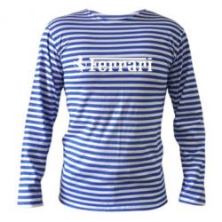 Тельняшка с длинным рукавом Ferrari - PrintSalon