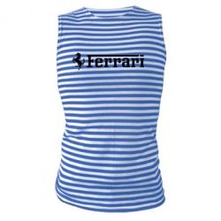 Майка-тельняшка Ferrari - PrintSalon