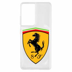 Чехол для Samsung S21 Ultra Ferrari - PrintSalon